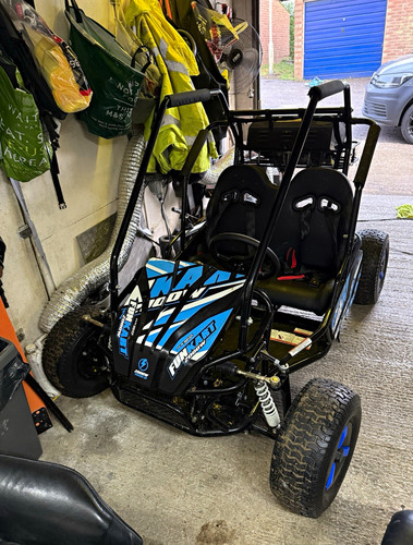 Funbikes 2000w 60V Electric 2 Seater Ride On Go Kart Buggy Steel Frame