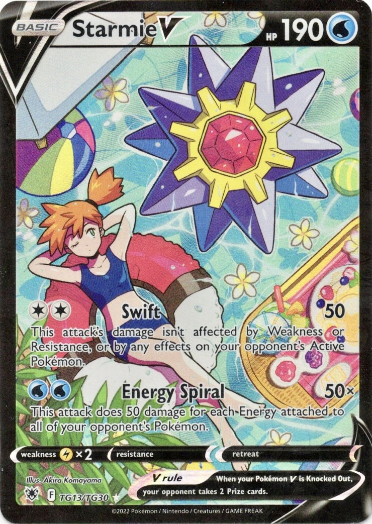 Starmie V TG13/TG30 Trainer Gallery Ultra Rare NM, ENG Pokemon Astral Radiance