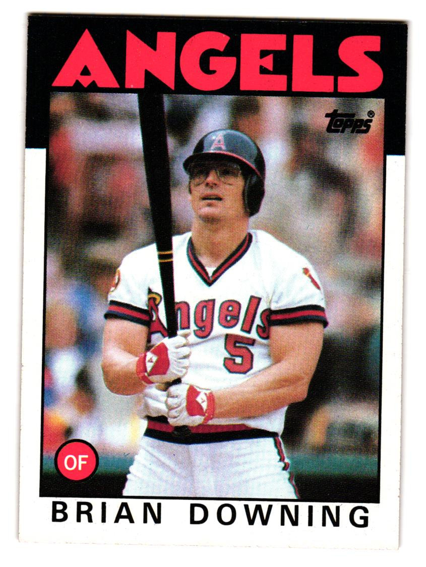 1986 Topps - Brian Downing #772 California Angels
