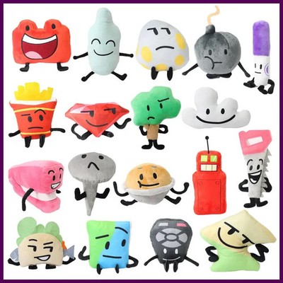18 Style Battle For Dream Island Plush Toy Marker Pen Fries Bottle Nail Pie