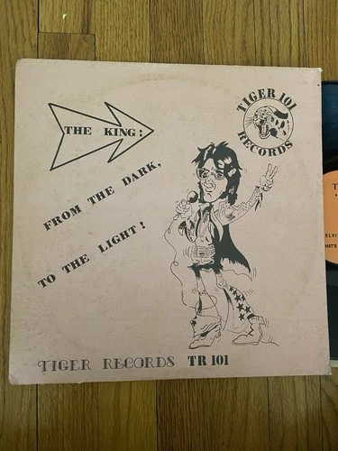 ELVIS PRESLEY THE KING FROM THE DARK, TO THE LIGHT NM LP MORE ELVIS LPS FREE SHP