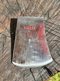 Repaired Kelly Axe WAX002. Vintage Axe. Tasmanian Pattern Axe. Collectable Axe.