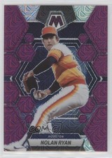 2023 Panini Chronicles Mosaic Purple Mojo Prizm 36/50 Nolan Ryan #2 HOF e8a
