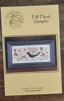 Knotted Tree - Fall Floral Sampler - Cross Stitch Pattern (KTN047)