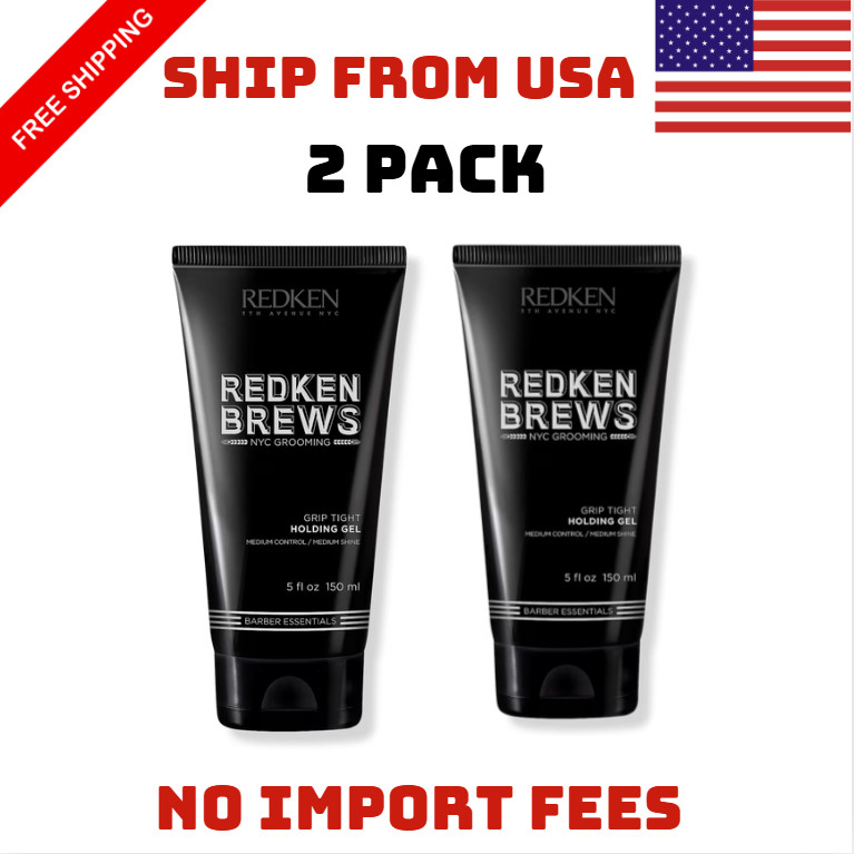 2 PACK Redken Brews Holding Gel 5.0 oz NEW IN BOX
