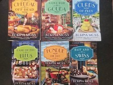 Lot of 6 Korina Moss Cheese Shop Cozy Mystery Paperback Complete Series