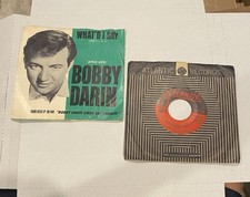 BOBBY DARIN* WHAT'D I SAY*Atco (1962) Picture Sleeve/RAY CHARLES Atlantic (1959)