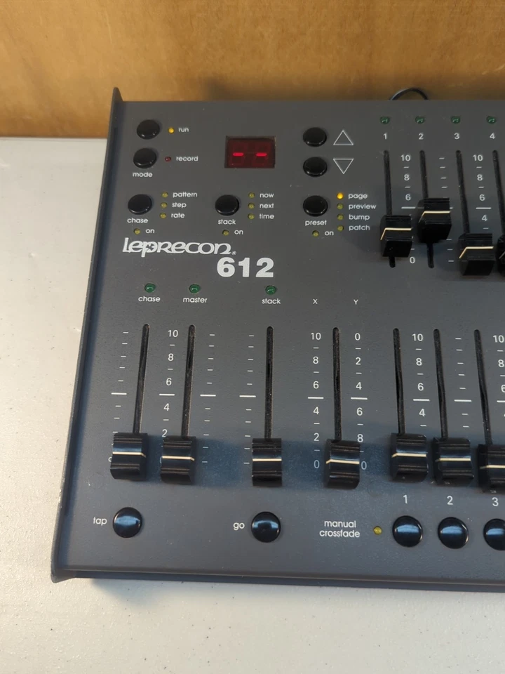 Leprecon LP-612 12-Channel Analog Console Microplex-DMX Light Controller - Image 2 of 4