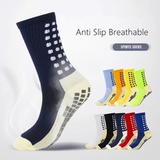 3 Pairs Sport Socks Anti Slip Grip for Soccer Football Basketball Premium Socks