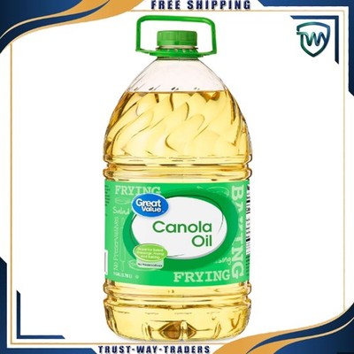 Great Value Canola Oil, 1 gal - NEW - Free and Fast Shipping