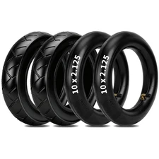 HIAORS 10x2.125 Scooter Tire and Inner Tube Replacement for Segway D40X F20 F...