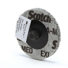 SCOTCH-BRITE 7000028470 Unitized Wheel 3" Aluminum Oxide Coarse Type TR