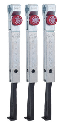 Kukko 2-303-S, 3 Narrow, Quick-Adjustable Trigger Hooks, Reach 300mm
