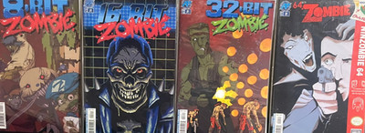 8-Bit Zombie #1 one-shots + 16-Bit + 32-Bit 64-Bit - zombie infects video games