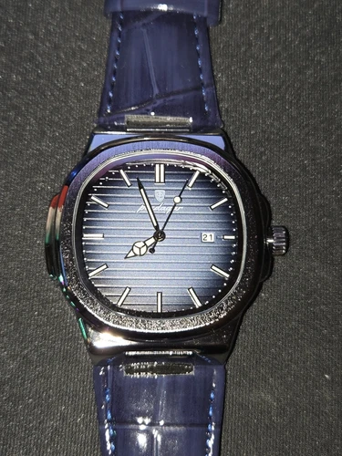 POEDAGAR Luxury Analog Men's Watch Waterproof Luminous Leather Quartz Wristwatch