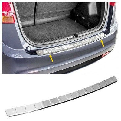 Chrome Rear Bumper Protector GLOSSY S.STEEL For KIA VENGA 2010 ONWARDS