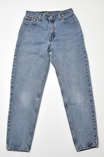 Levi's Relaxed Fit Tapered Leg 550 Women's Size 4 Petite 100 Cotton Blue Used