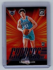 2024-25 Panini Donruss Optic Tidjane Salaun #8 Express Lane Purple RC Hornets