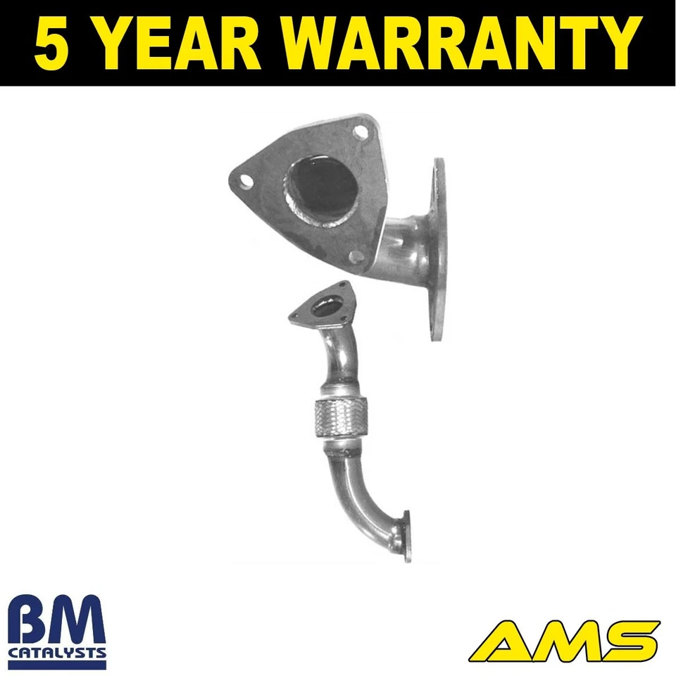 Fits Ford Escort 1993-2000 1.8 TD Exhaust Pipe + Fitting Kit Front BM 6971854 - Image 2 of 4
