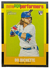 2020 Topps Heritage Bo Bichette New Age Performers Rookie RC #NAP-15 Blue Jays