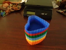 18 Silicone Multi-Color Cupcake/ Muffin molds