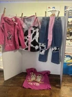 Lot of Toddler Girls Clothing COWGIRL Western Farm Country Rodeo Cow Size 3-4T