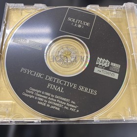 Solitude Psychic Detective Series Final for FM TOWNS CD-ROM