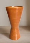 Vintage MCM 1960’s McCoy Pottery Orange Harmony Vase, 9" Tall