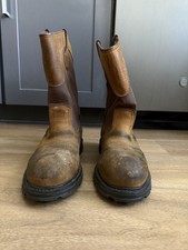 Carhartt Men's 11-Inch Waterproof Safety Toe CMP1200 Wellington Brown Size 12