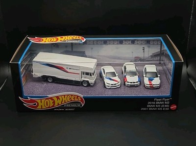 Hot Wheels Premium BMW Fleet Flyer M2 M3 E46 M5 E39 Diecast Set 2022