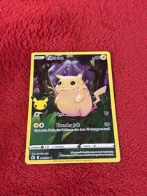 Pikachu 005/025 Celebrations Holo 25th Anniversary Pokekon Card Nm-