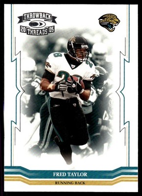 Fred Taylor 2005 Donruss Throwback Threads #69 Jaguars NFL READ FREE SHIPPING