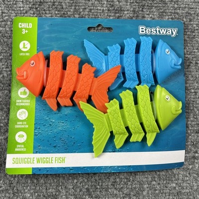 Bestway Squiggle Wiggle Fish Swim Training Pool Child 3+ Multicolor Latex Free