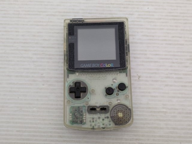 AS IS-Game Boy Color Console (CGB-001 / Clear) 9000025544948