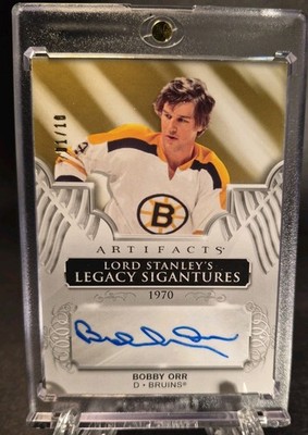 2020-21 Artifacts Bobby Orr Lord Stanley Legacy Signatures 01/10 Auto #LSLS-BO