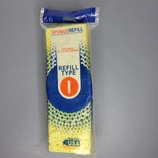 NEW Butterfly Mop Absorbent Cellulose Poly Sponge Refill Head Type I Made in USA