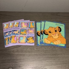 Vintage Lot Of 6 1994 Disney Cartoon Simba Li...