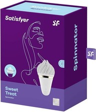 Satisfyer Sweet Treat -  White/Gold Rotating Mini Massager Vibrator