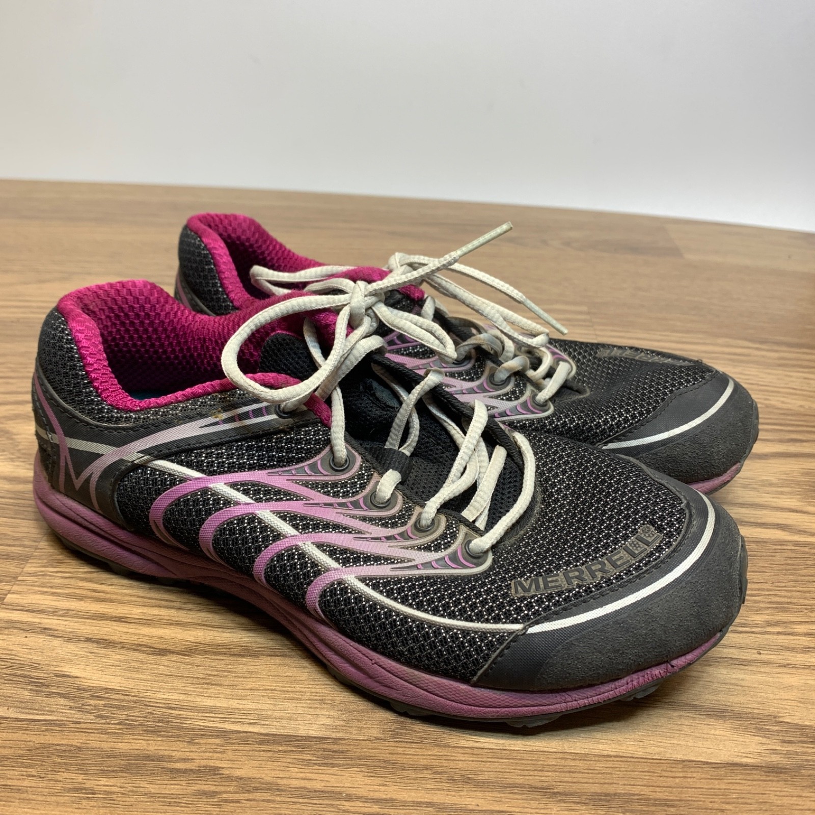 Scarpe MERRELL MIX MASTER GLIDE TRAIL RUNNING DONNA nero viola J56350 taglia 6 5