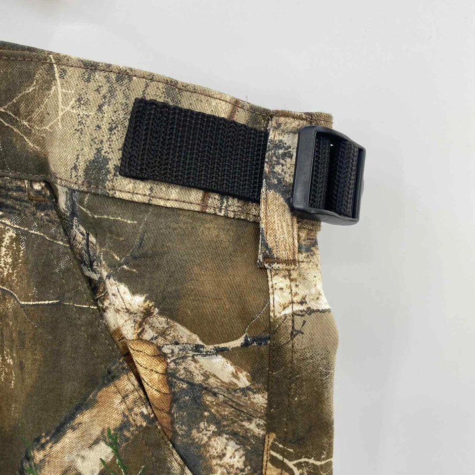 Duke + Boone Realtree Hunting Camo Pants Mens 2XL Brown Cotton Cargo Pockets - Image 3 of 4