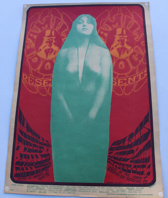 1967 Original Family Dog Presents Vanilla Fudge Concert Poster
