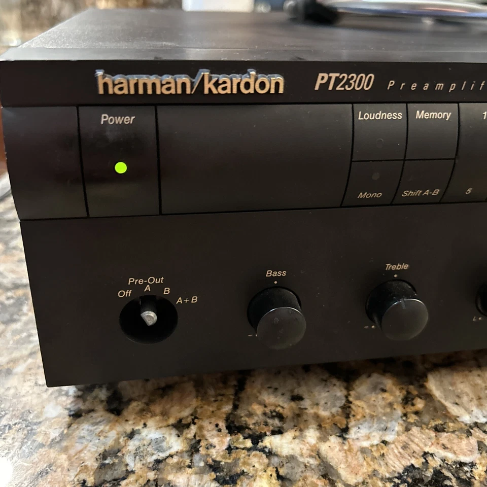Harman/Kardon PT-2300 Signature Series Stereo Pre-amplifier Partially Tested - Image 2 of 4