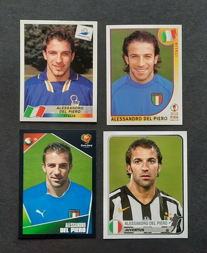 x4 🔥 SELTENES LOT ALESSANDRO DEL PIERO 98 2002 2004 2005 TOP - Bild 1 von 4