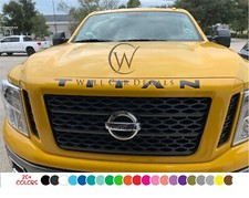 Front Grille Decal Insert For 2016 17 18 2019 Nissan Titan Xd Inlay Hood Letters