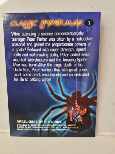 1996 Fleer Marvel Spider Man Premium Eternal Evil Complete Your Set U PICK cards - Bild 3 von 143