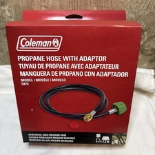 Coleman High-Pressure Propane Gas Hose and Adapter, 5 Foot, Type 1 Fitting