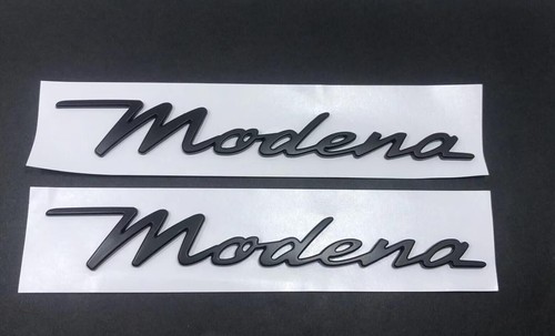 2x Audi Gloss Black V6T Side Fender Marker Letter Nameplate