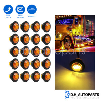Hopkins Towing Solutions 3/4 In. 12V Round LED Clearance/Side Marker Light With Rubber Grommet, Amber At Tractor Supply Co - Foto 5