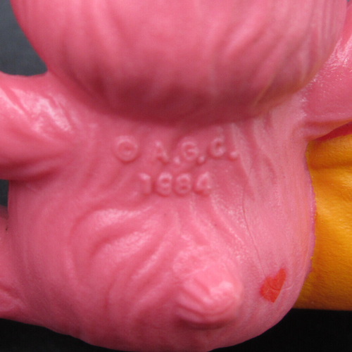 Kenner Care Bears, 2 Pcs: Bedtime & Love-A-Lot, 2" Solid Figures, 1984 - Picture 9 of 15