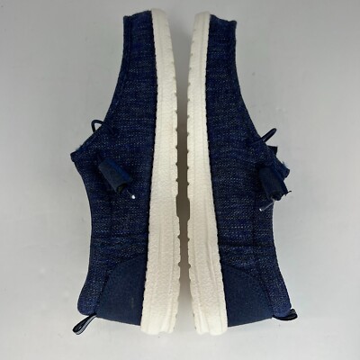Nautica Mens Rushford Navy Blue Slip On Textile Lightweight Size